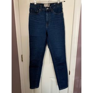 Authentic stretch high-rise skinny